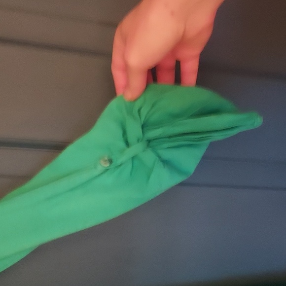 Splendid contrast long sleeve top teal soft small spots on front size small - Picture 5 of 9